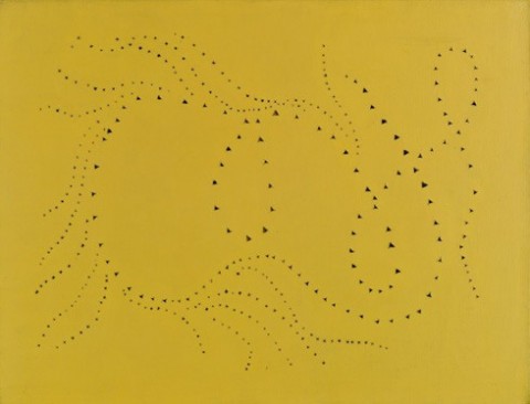 Lucio Fontana, Concetto Spaziale, 1951, Solomon R. Guggenheim Foundation