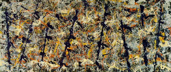 Jackson Pollock, Blue Poles number 11, 1952