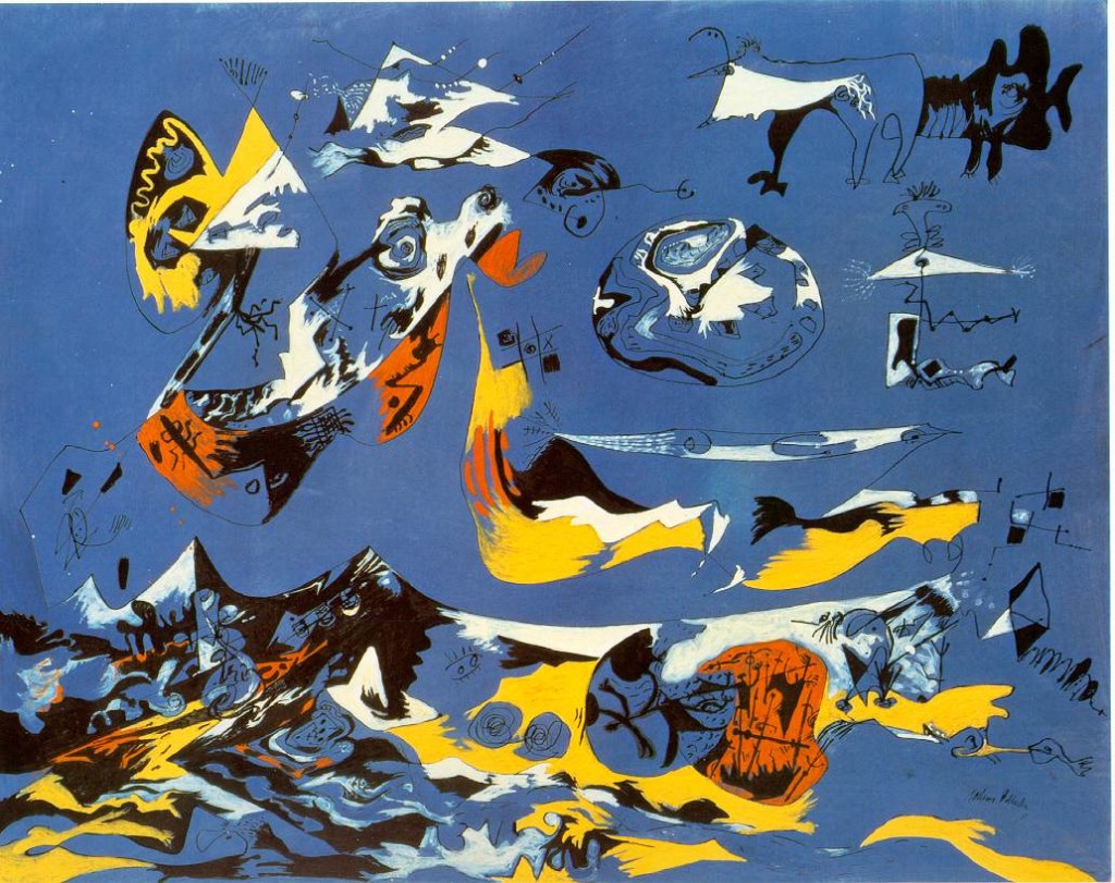 Jackson Pollock, Blue (Moby Dick), 1943