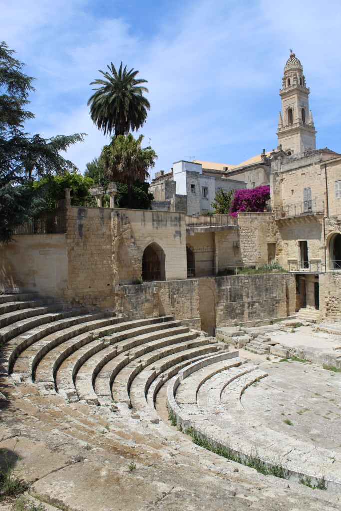 Teatro romano di Lecce. Foto dell'autrice